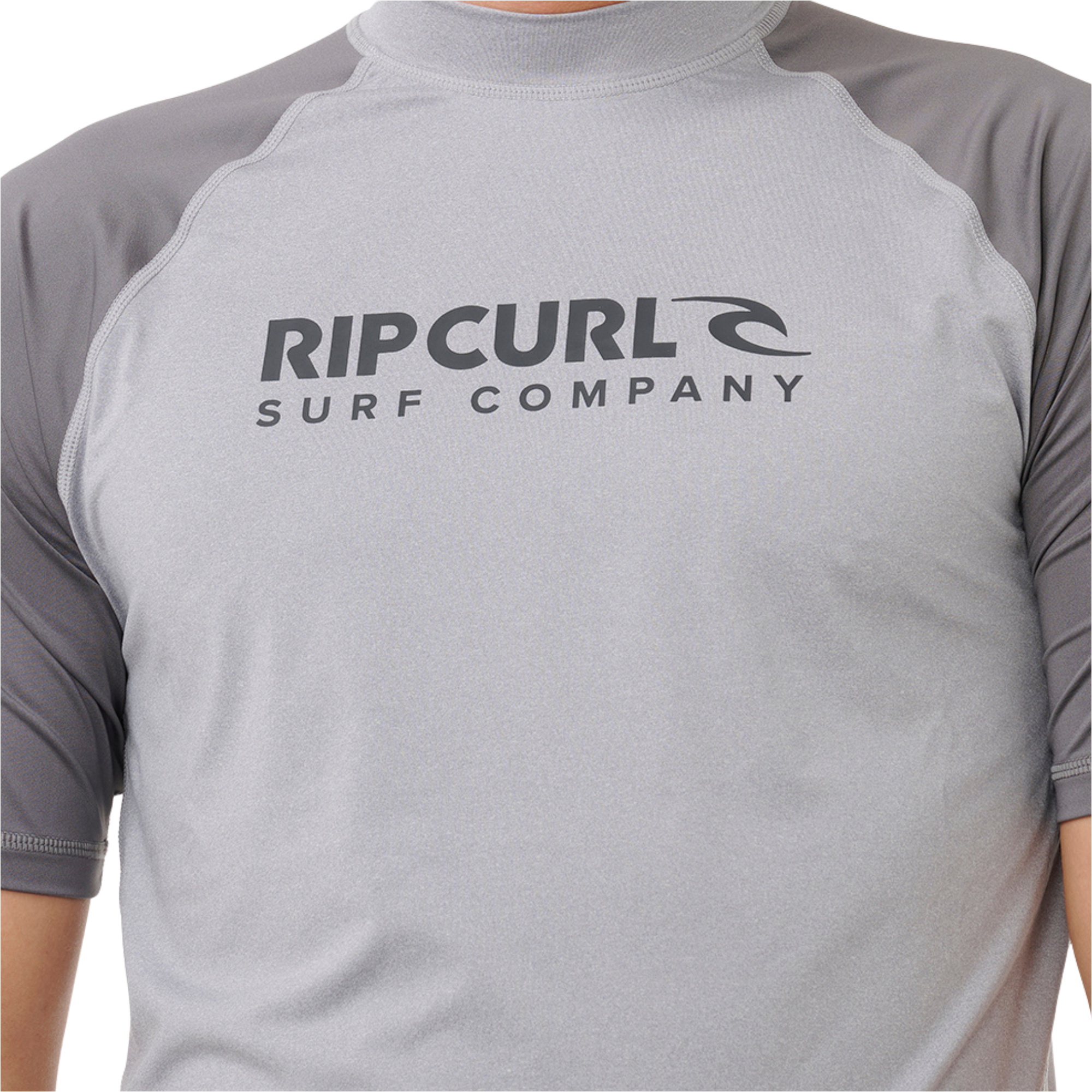 2026 Rip Curl Hombres Chaleco De Lycra De Manga Corta Shock UPF 16HMRV - Grey Marle